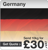 Low cost parcels to Germany