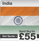 Low cost parcels to India