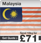 Low cost parcels to Malaysia