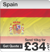 Low cost parcels to Spain
