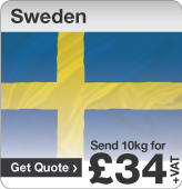 Low cost parcels to Sweden